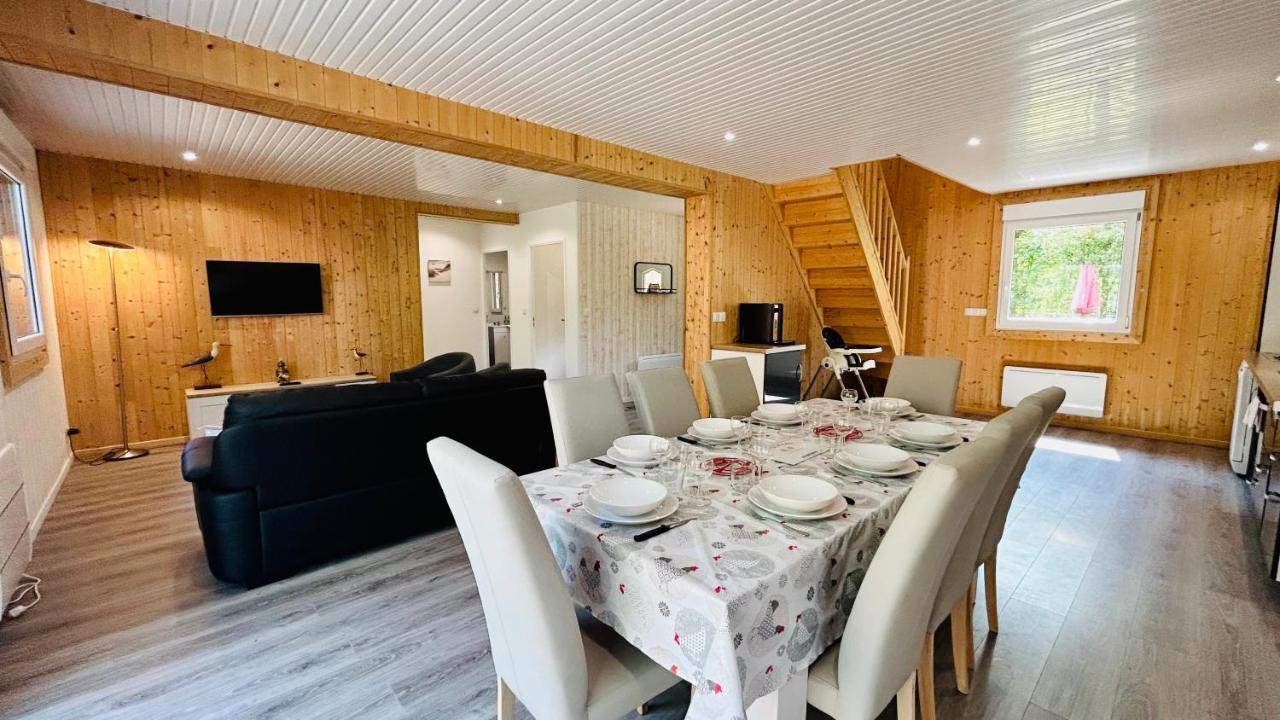 Chalet Avec Terrasse Sur Pilotis Vue Sur L'Etang Rue  Exteriér fotografie
