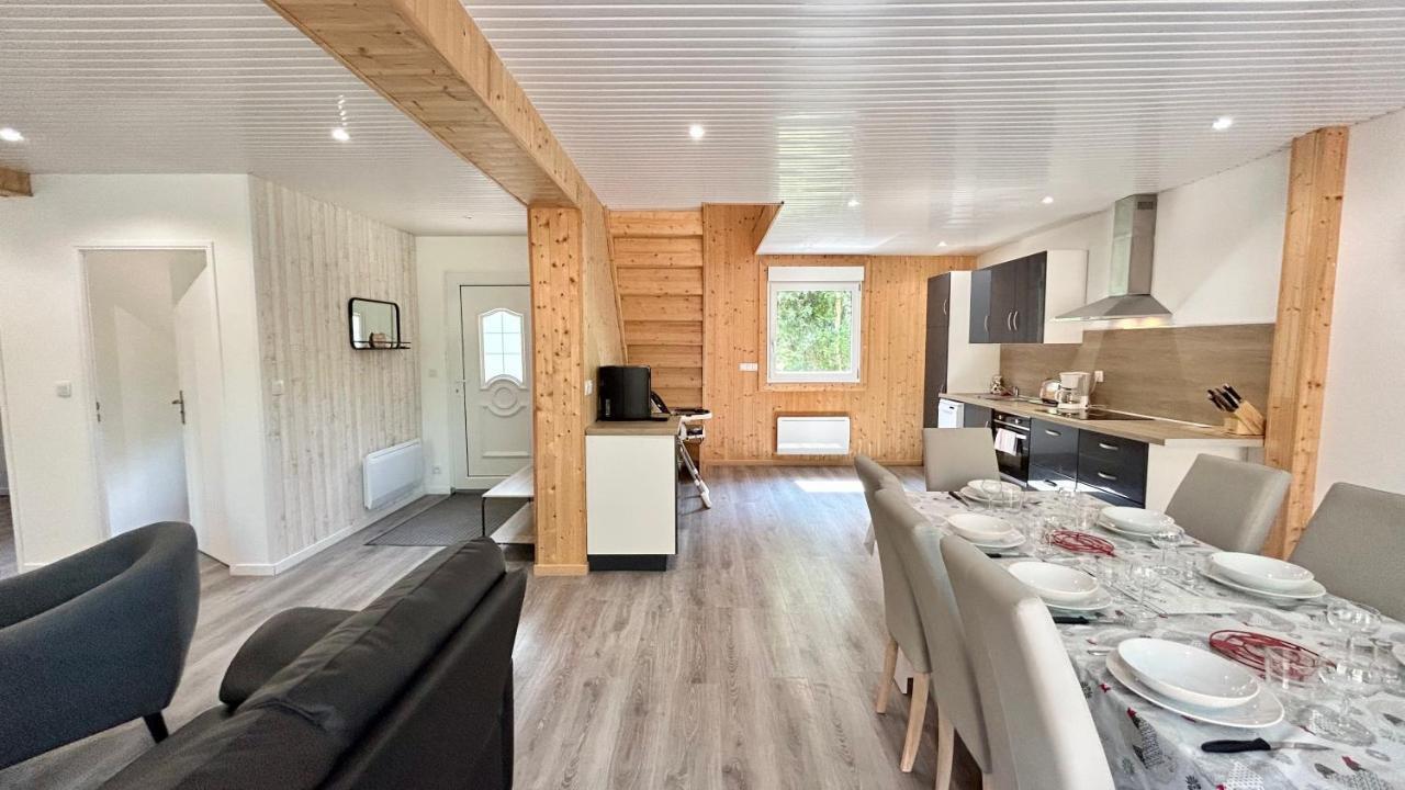 Chalet Avec Terrasse Sur Pilotis Vue Sur L'Etang Rue  Exteriér fotografie