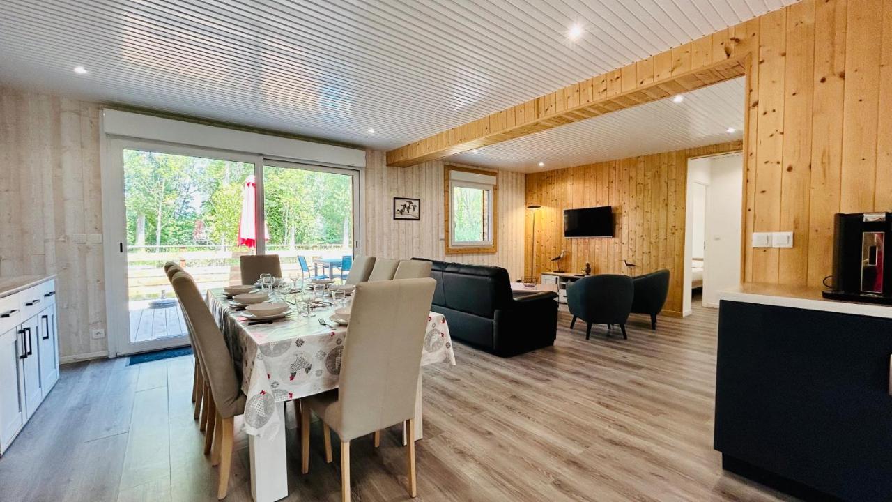 Chalet Avec Terrasse Sur Pilotis Vue Sur L'Etang Rue  Exteriér fotografie