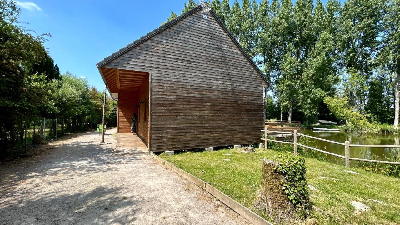 Chalet Avec Terrasse Sur Pilotis Vue Sur L'Etang Rue  Exteriér fotografie